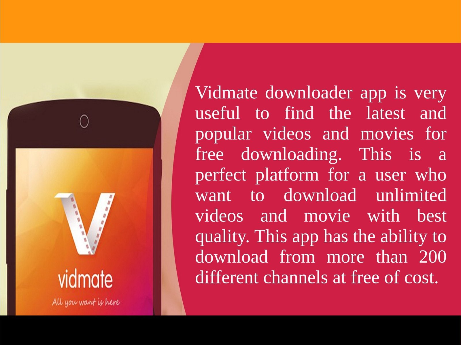 Best App to Download Videos – VidMate Download for free!