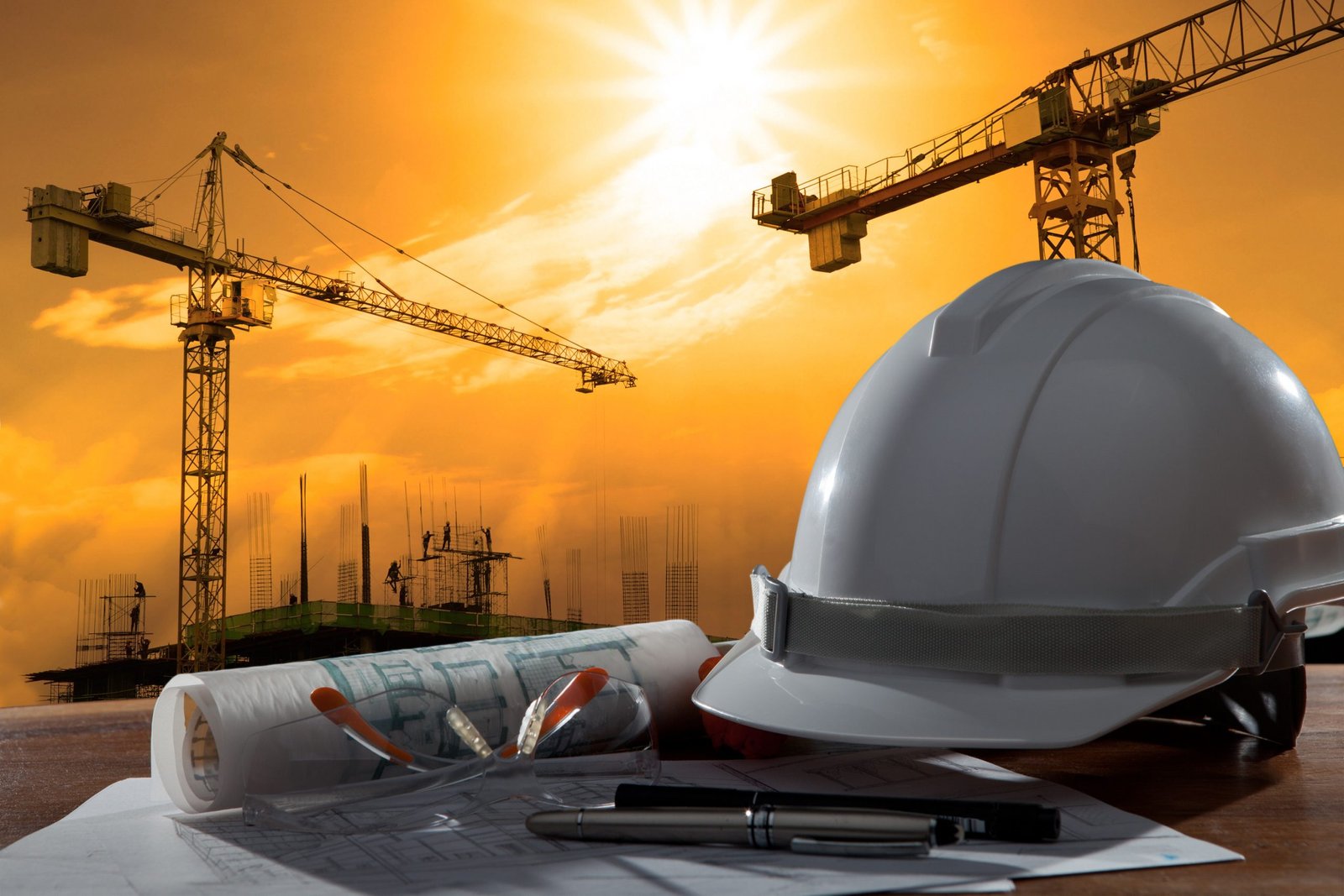 What are the concrete facts about the construction companies?