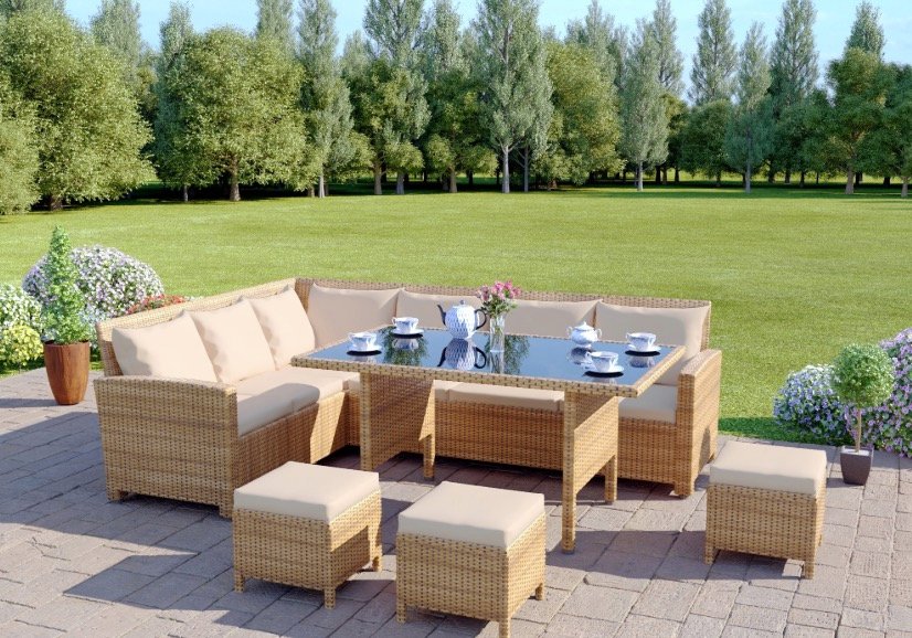 4 Piece Rattan Furniture