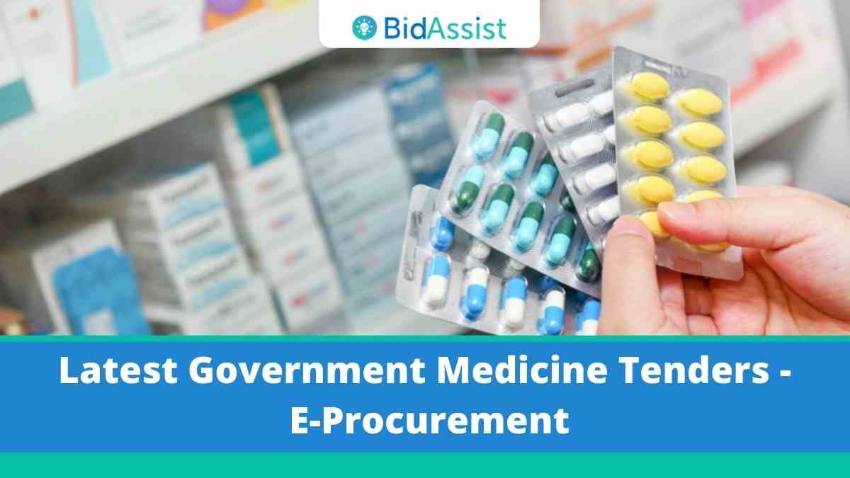 Latest Government Medicine Tender – E-Procurement