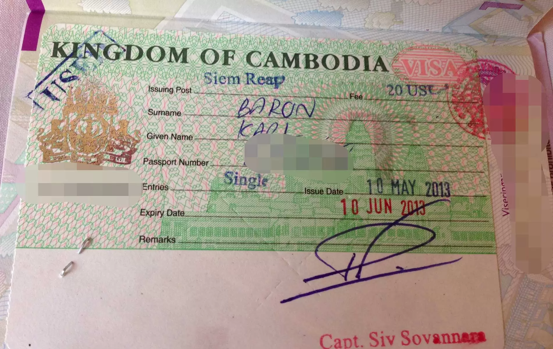 Cambodia Visa For Bulgarian And Canadian Citizens: