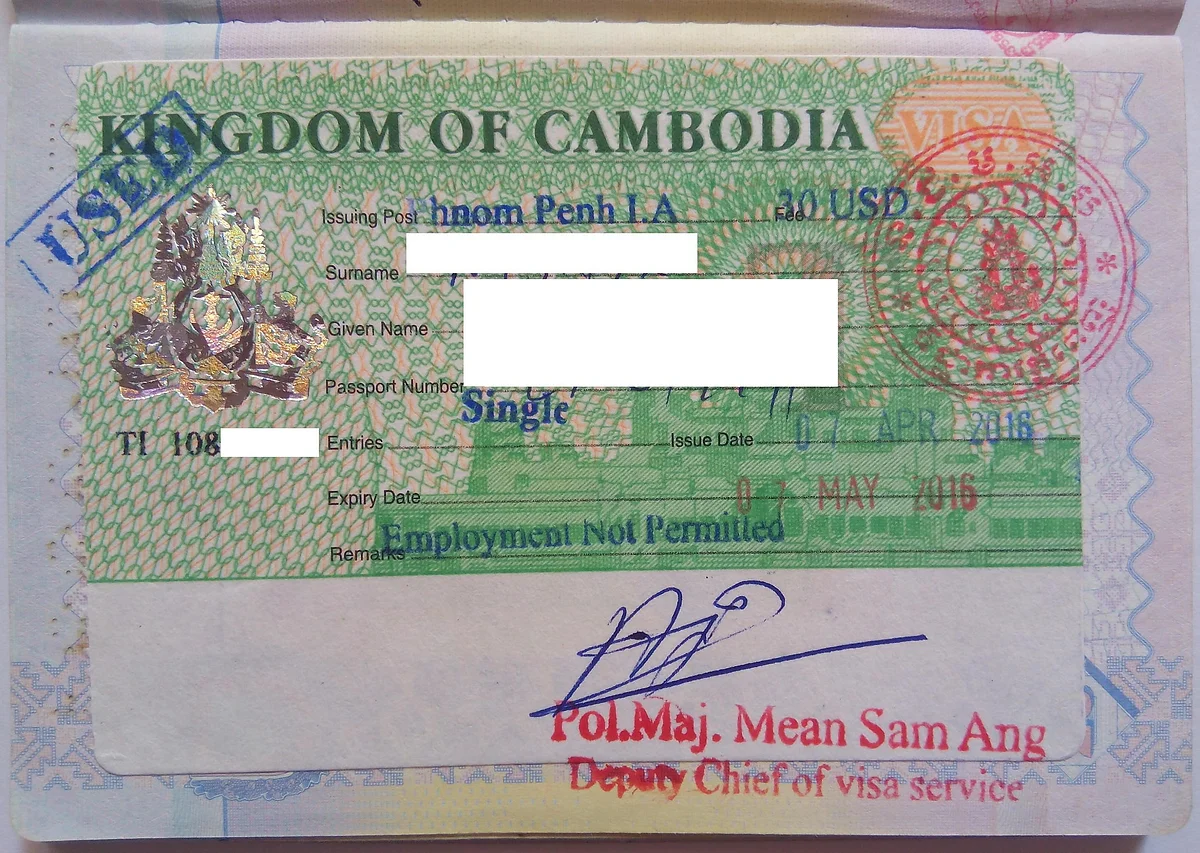Cambodia Visa For Italian And Latvian Citizens:
